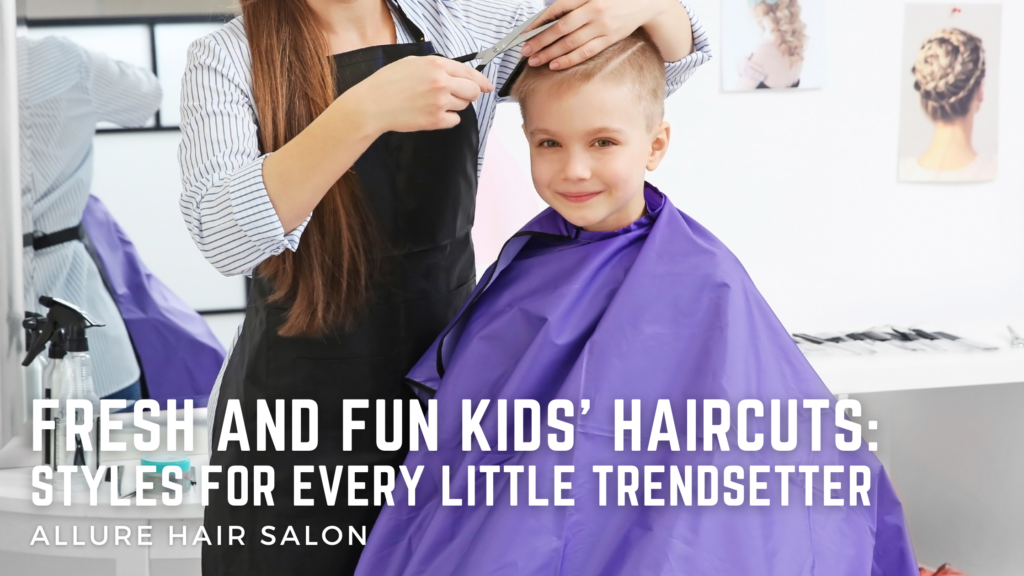 Find Best Fun Haircuts and Hairstyles for Kids at Allure Salon in Lubbock, Texas