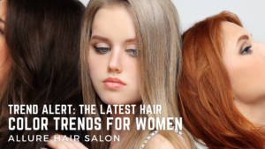 Updating your hair color for women at Allure Salon in Lubbock Texas.